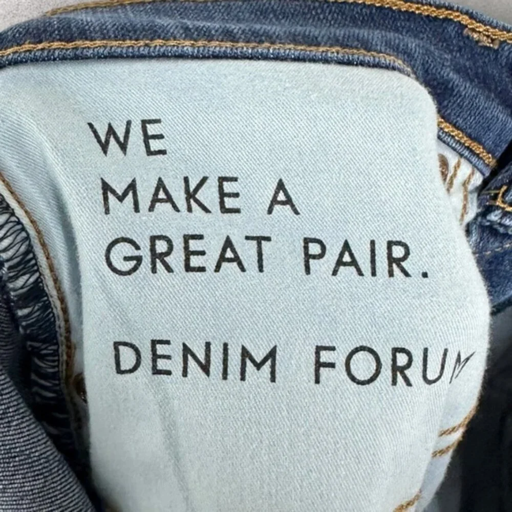 Aritzia Denim Forum The Lola High Rise Skinny Jeans Size 27 Lyocell Stretch Blue - Picture 11 of 15
